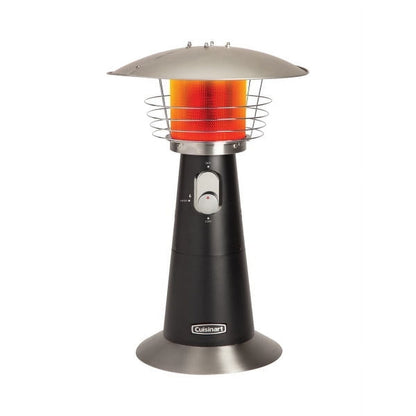 Cuisinart Portable Tabletop Patio Heater, Dark Gray, 11,000 BTU Propane