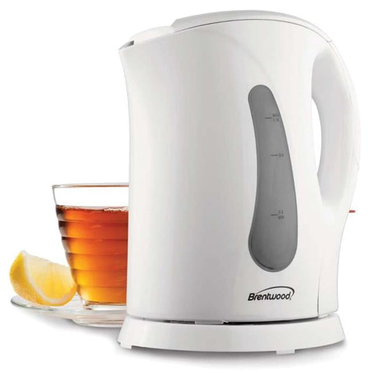 DDI 2385417 Electric Plastic Kettles, White - 1 qt. - Case of 12