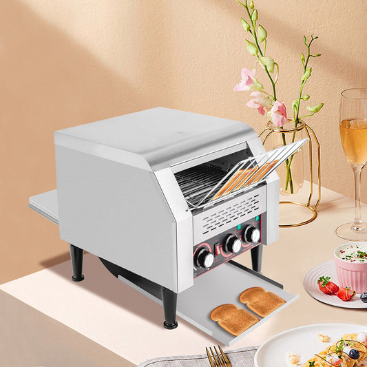 DENEST 300PCS/H Electric Commercial Conveyor Toaster Tray Toasting Machine Restaurant
