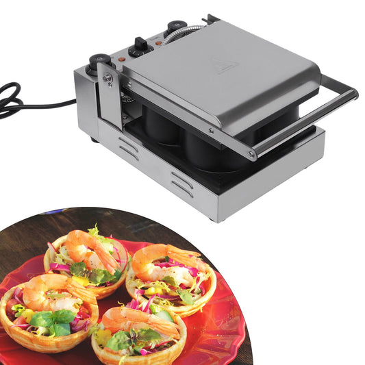 DENEST Commercial Nonstick Waffle Maker Baker Creative 4 Grids Waffle Baking Equipment