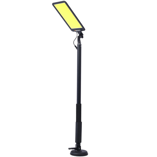 DUOSONG Led Camping Light, 12V 10000 Lumen Super Bright Portable Outdoor Lights With Telescoping Pole Suction Cup Magnetic Base, Flood Lamp For Outdoors Camp, Fishing, Picnic, Bbq, Power Failure