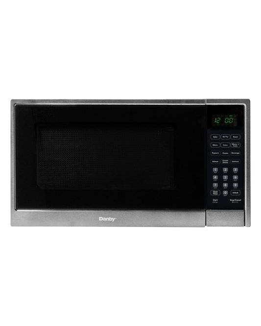 Danby 1.3 cu. ft. Multifunction Countertop Microwave with Air Fry in Stainless Steel (DBMW1361ABSS)