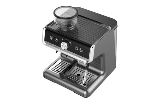 Danolapsi Espresso Machines with Milk Frother Steam Wand,Espresso Maker with Grinder,Barista Latte Machine With Removable Water Tank for Cappuccinos or Macchiatos,Gift for Women Men