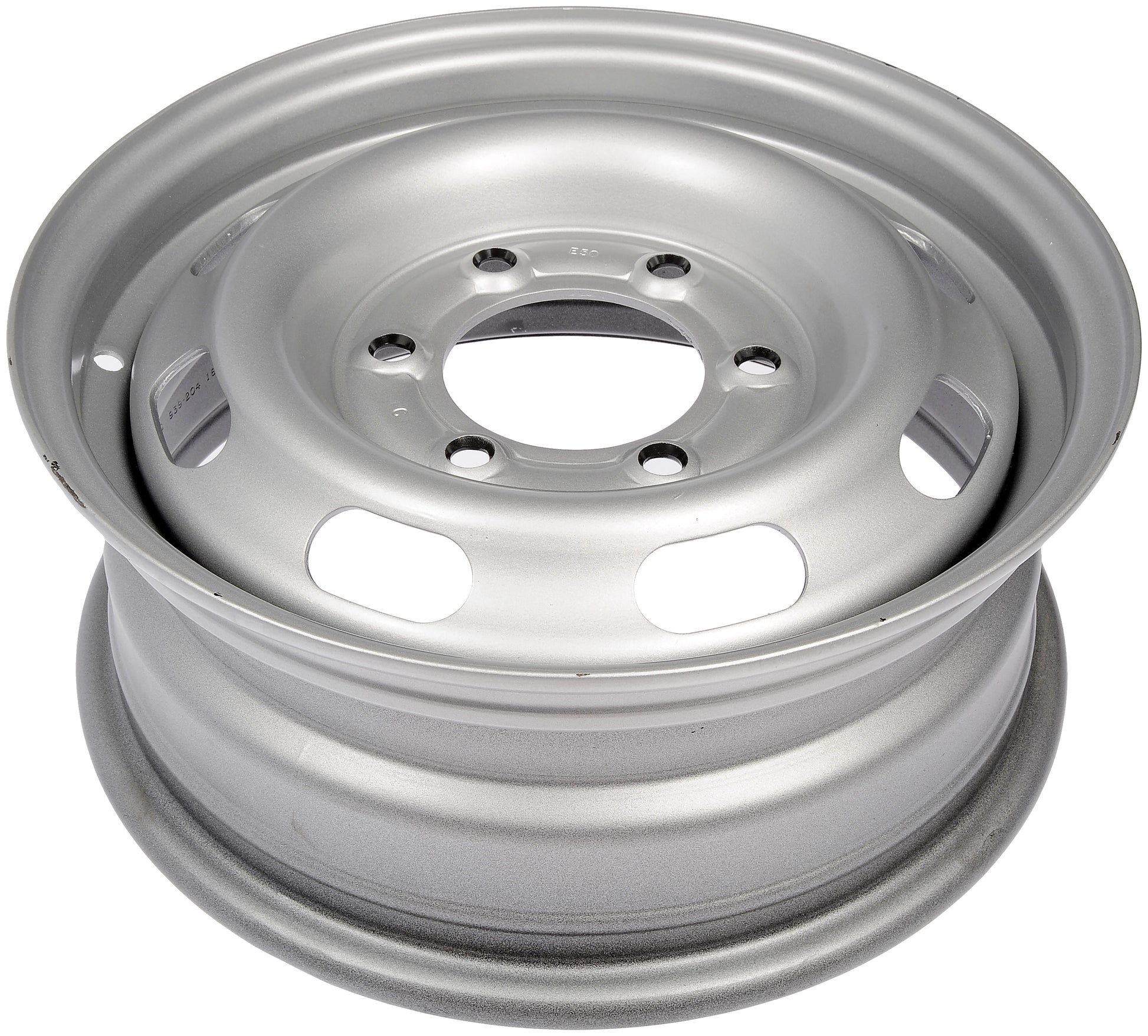 Dorman 939-204 Steel 15" Wheel Rim 15 x 6-inch 6-Lug Silver, for Specific Chevrolet / GMC Models