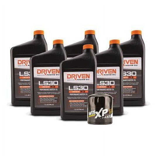 Driven Racing Oil 20633K, Ls30 Oil Change Kit 97- 06 Ls Engines 6 Qt 0