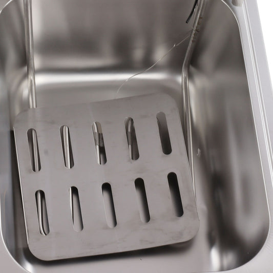 Dual Tank Electric Deep Fryer, 6L Capacity, Stainless Steel, 50,200 Temperature