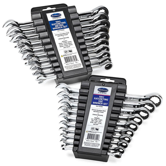 Eastwood SAE and Metric Ratcheting Wrench Set