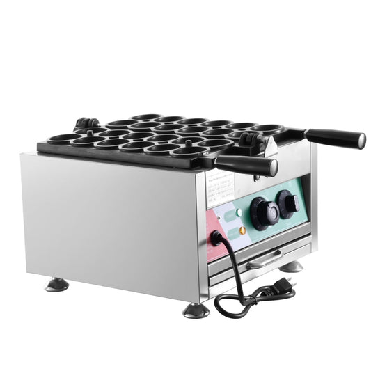 Egg Waffle Maker Bubble Skewer Electric Waffle Maker 1800W Commercial Smile Egg Puff for Restaurant, Cafe, Tea Shop, Bakery, Canteen