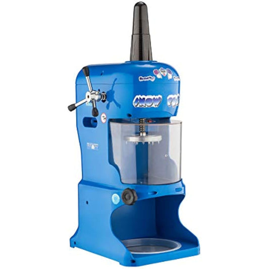 Electric Block Ice Shaver and Snow Cone Maker with Adjustable Blades for Parties, Events, and More