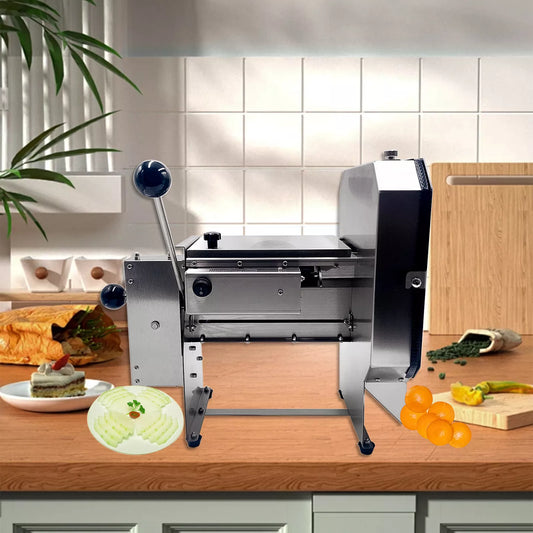 Electric Food Slicer 0-0.4 In Fruit Vegetable Slicing Stainless Steel Machine