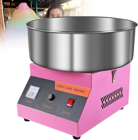 Electric Heating Candy Floss Machine Ø 52 Cm Cotton Candy Machine Make Marshmallows Quickly For Home, Carnival, Kids Birthday