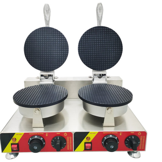 Electric Waffle Cone Maker Double-head Ice Cream Cone Machine