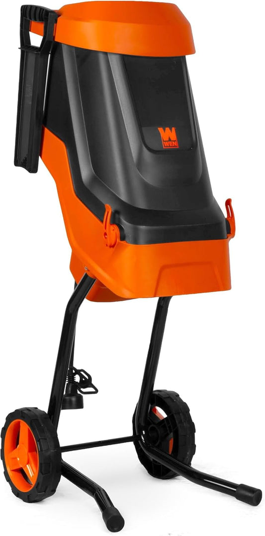 Electric Wood Chipper and Shredder, 15-Amp with 12-Gallon Collection Bag (41119)