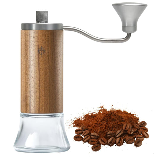 Eureka Baby Grinder – Manual, Walnut Finish, Stepped Burrs