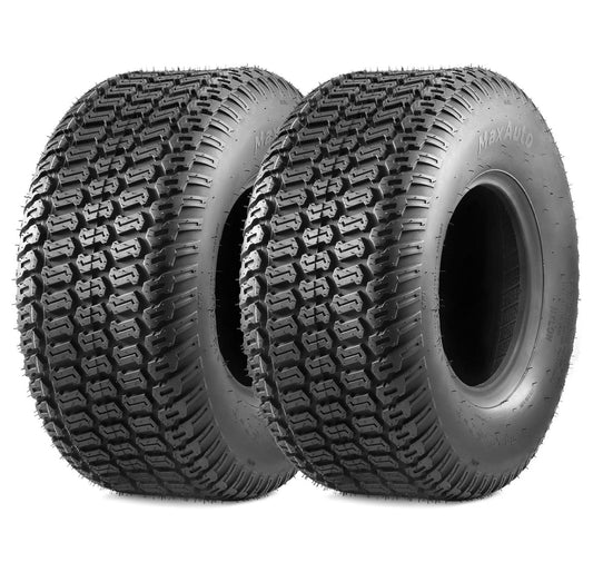 Exlonjet 18X7.50-8 18x7.5x8 Turf Saver Lawn Mower Tire 4PR, Set of 2