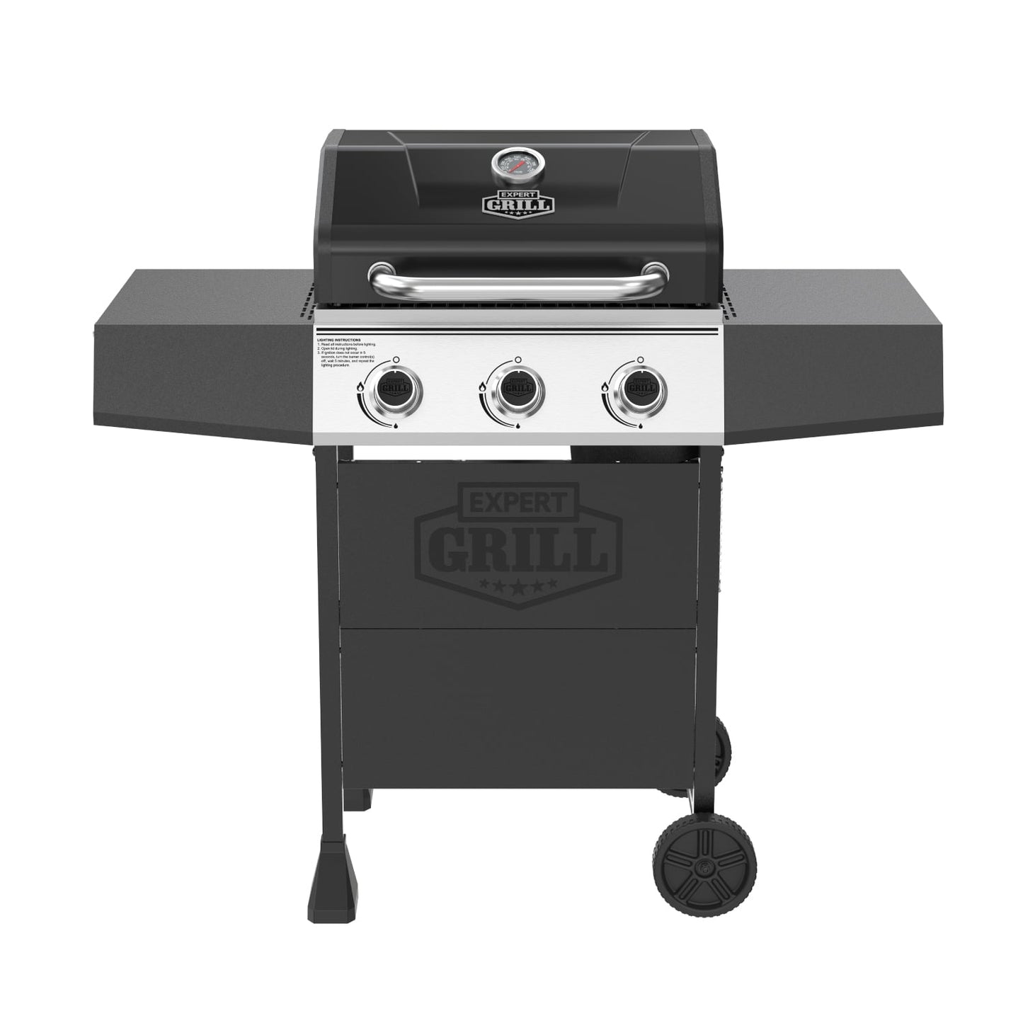 Expert Grill 3 Burner Propane Gas Grill in Black
