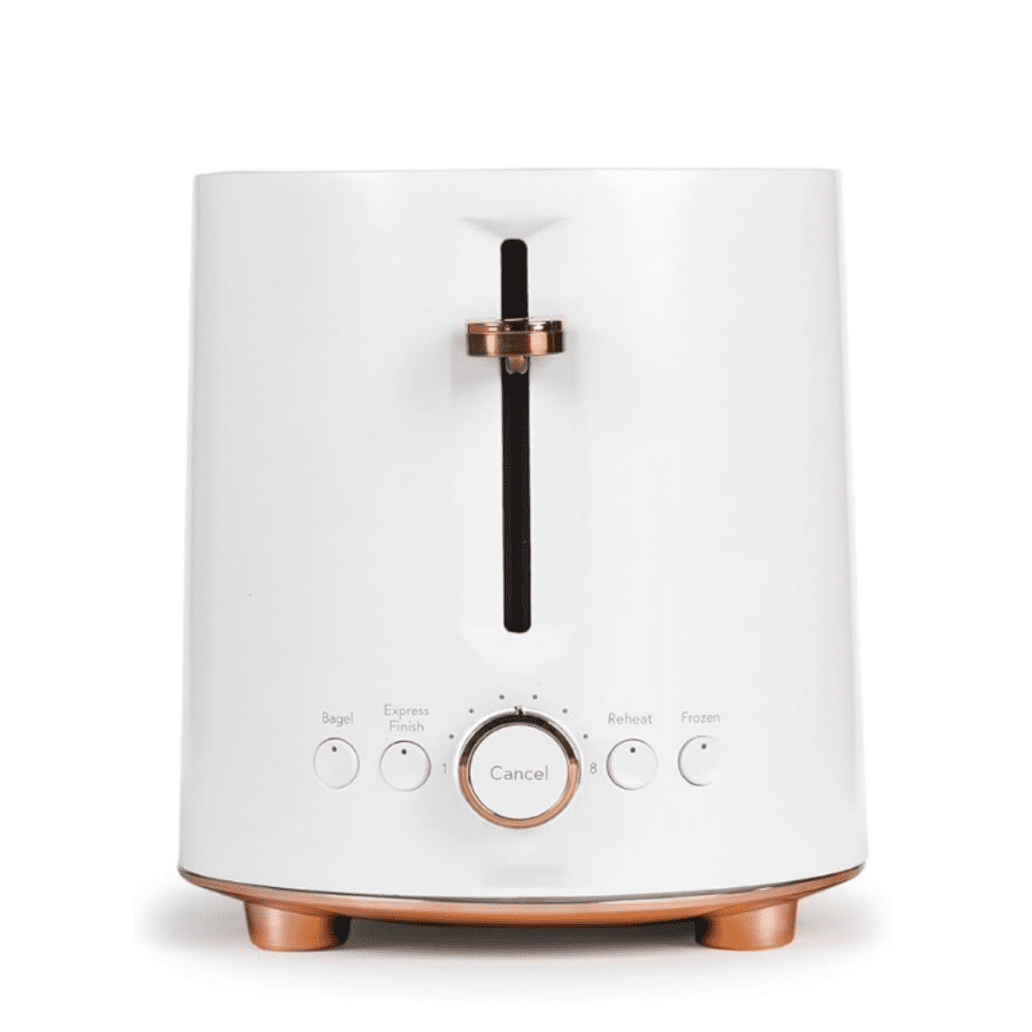 Express Finish 2-Slice Toaster | Extra-Wide Slots, Extra Lift for Waffles, Pastries, Texas Toast & More | 4 Pre-Set Functions, 8 Shade Options | Countertop Kitchen Essentials | Matte White