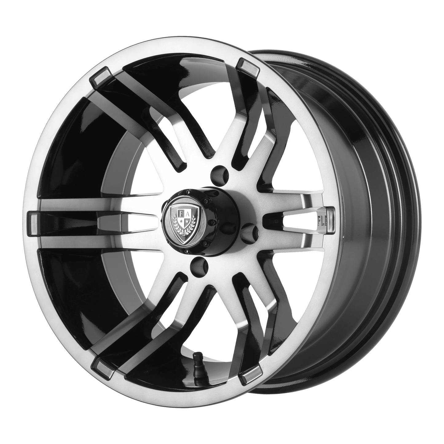 Fairway Alloys Aluminum Rim FA140 FLEX 14X6.5in Dark Tint Finish, FA-140-M