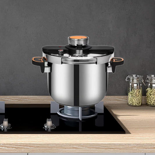 Fancyes Pressure Pot Gas Cookware Multifunction Portable Canning Pot Cooking Pot for Household Dining Room Restaurant 8L