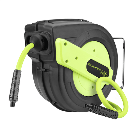 Flexzilla Flexzilla Pro Enclosed Plastic Retractable Air Hose Reel, 3/8" x 50'