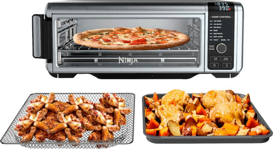 Foodi 8-in-1 Digital Air Fry Oven, Toaster, Flip-Away Storage, Dehydrate, Keep Warm - Stainless Steel/Black