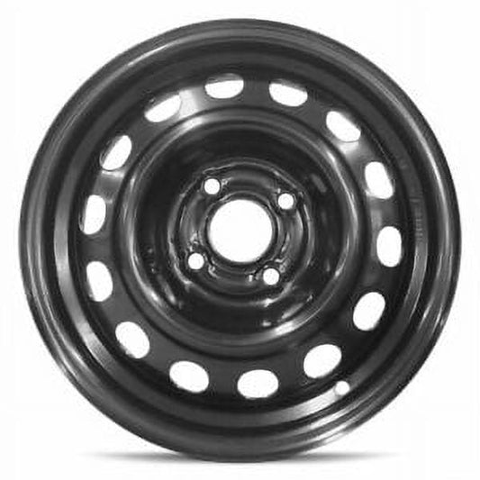 For 1990-1993 Geo Storm 14 Inch Painted Black Rim - OE Direct Replacement - Road Ready Car Wheel