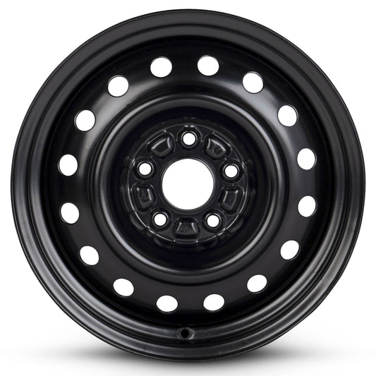 For 1995-2018 Honda CR-V 16 Inch Painted Black Rim - OE Direct Replacement - Road Ready Car Wheel