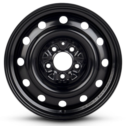 For 1996-2000 Dodge Caravan 16 Inch Painted Black Rim - OE Direct Replacement - Road Ready Car Wheel