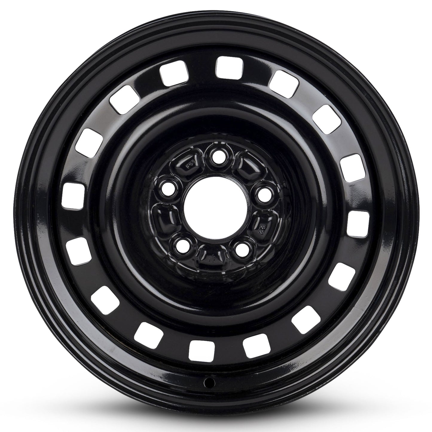 For 1998-2003 Ford Crown Victoria 16 Inch Painted Black Rim - OE Direct Replacement - Road Ready Car Wheel