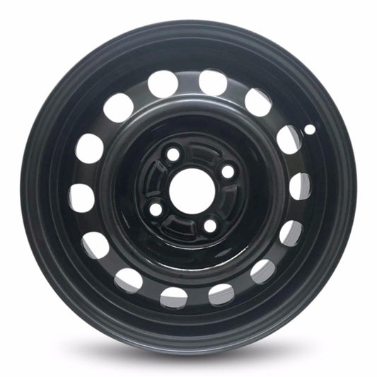 For 2001-2005 Honda Civic 14 Inch Painted Black Rim - OE Direct Replacement - Road Ready Car Wheel