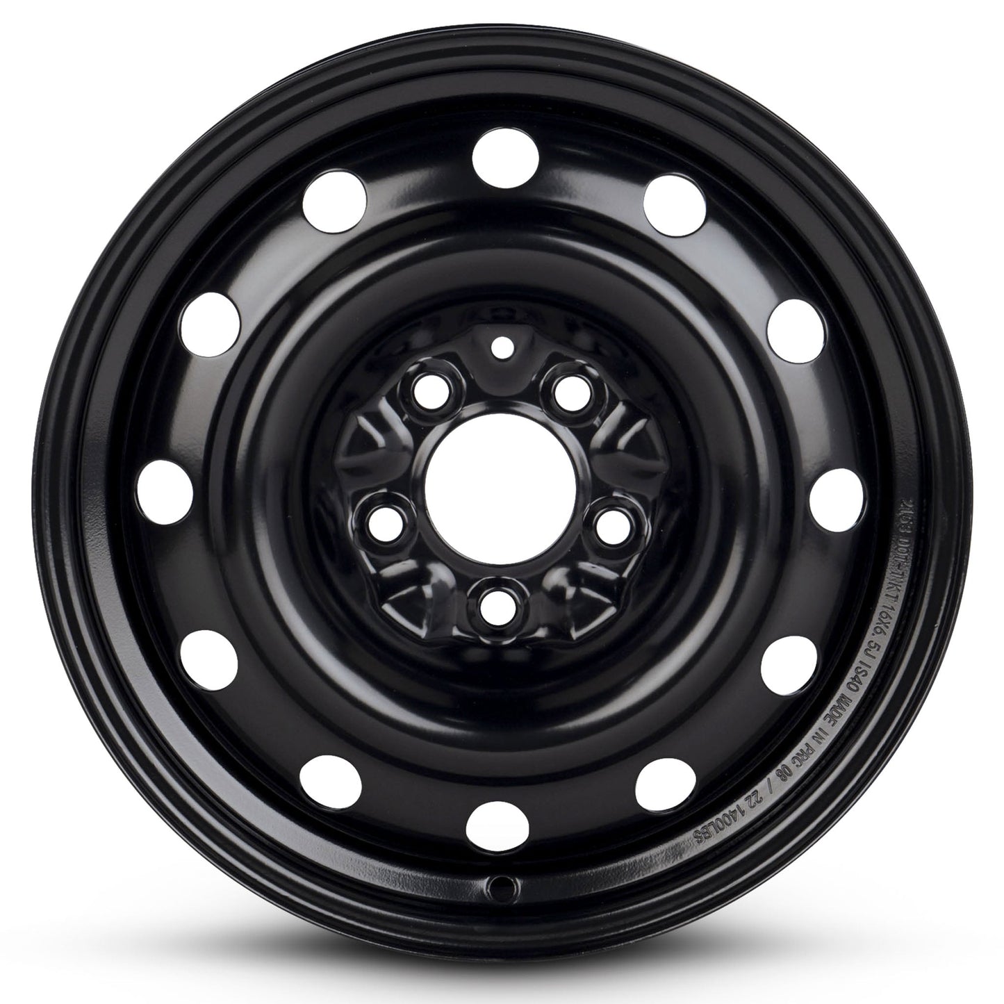 For 2001-2007 Dodge Caravan 16 Inch Painted Black Rim - OE Direct Replacement - Road Ready Car Wheel