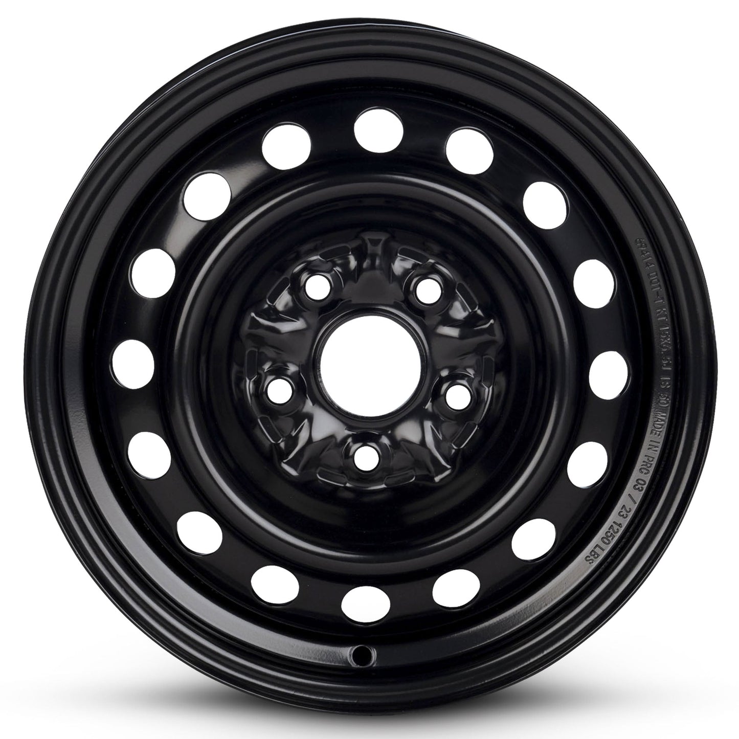 For 2002-2006 Toyota Camry 15 Inch Painted Black Rim - OE Direct Replacement - Road Ready Car Wheel