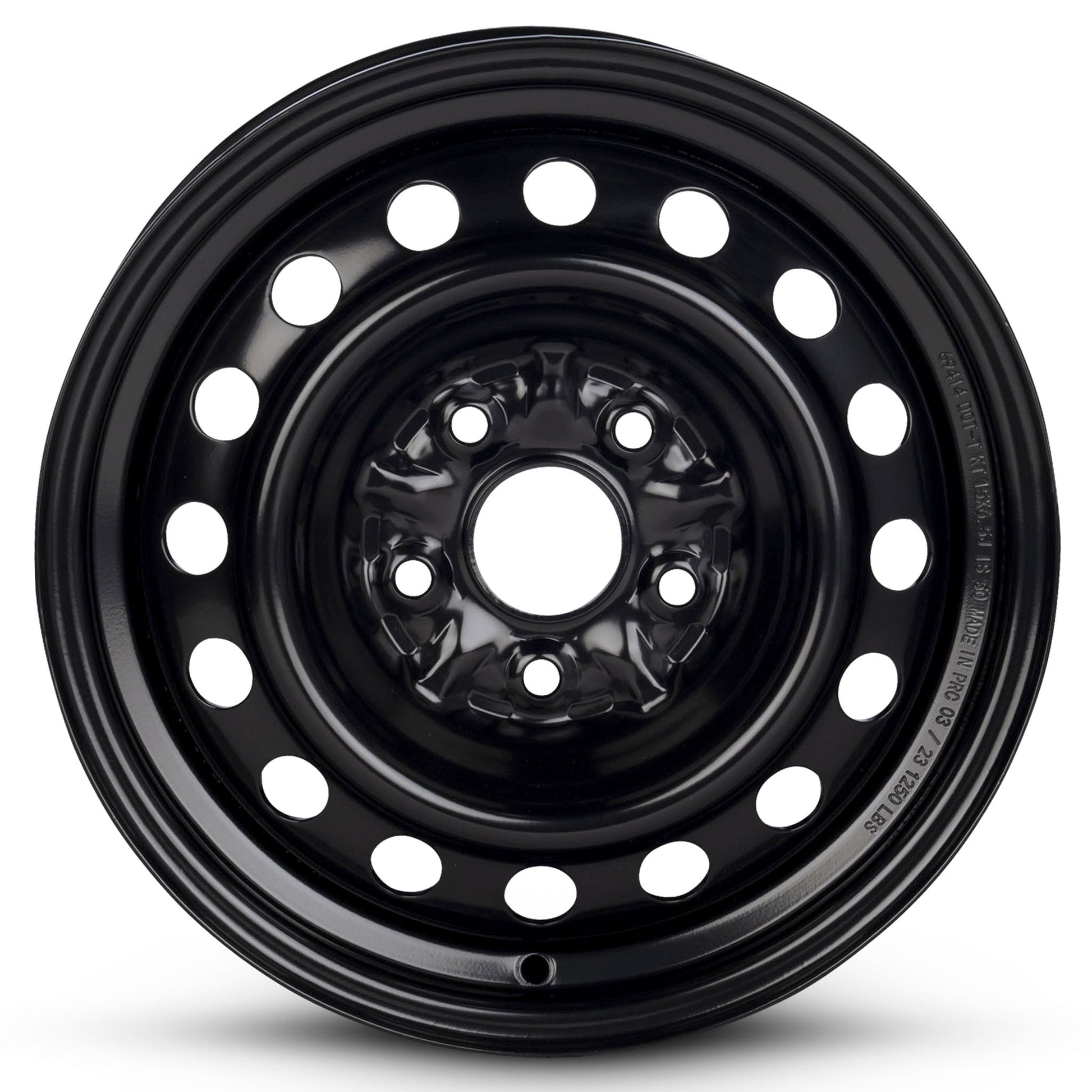 For 2002-2006 Toyota Camry 15 Inch Painted Black Rim - OE Direct Replacement - Road Ready Car Wheel