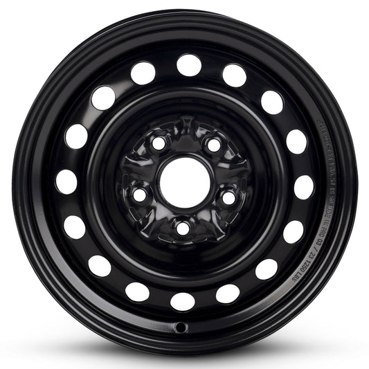 For 2002-2006 Toyota Camry 15 Inch Painted Black Rim - OE Direct Replacement - Road Ready Car Wheel