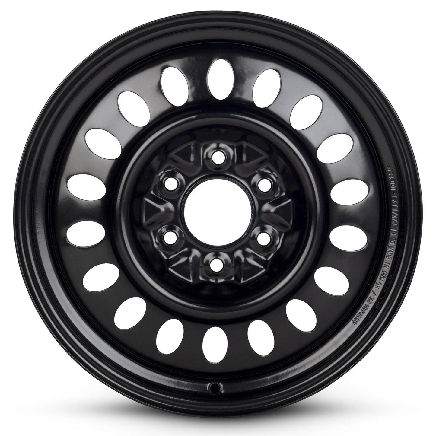 For 2003-2008 Isuzu Ascender 17 Inch Painted Black Rim - OE Direct Replacement - Road Ready Car Wheel