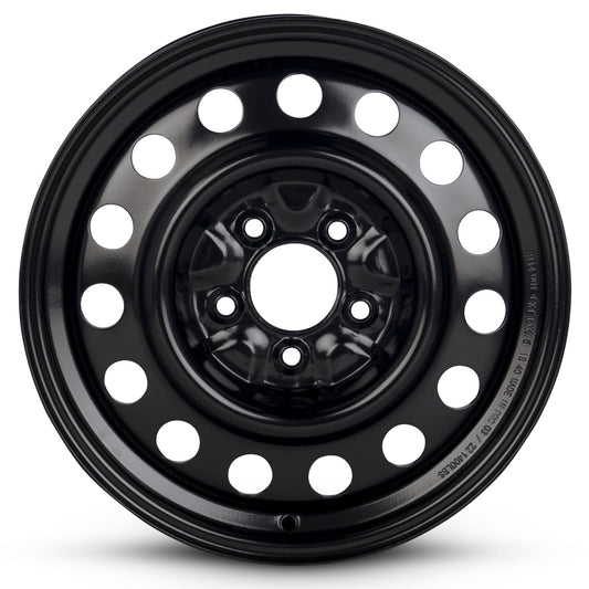 For 2005-2009 Chevrolet Equinox 16 Inch Painted Black Rim - OE Direct Replacement - Road Ready Car Wheel