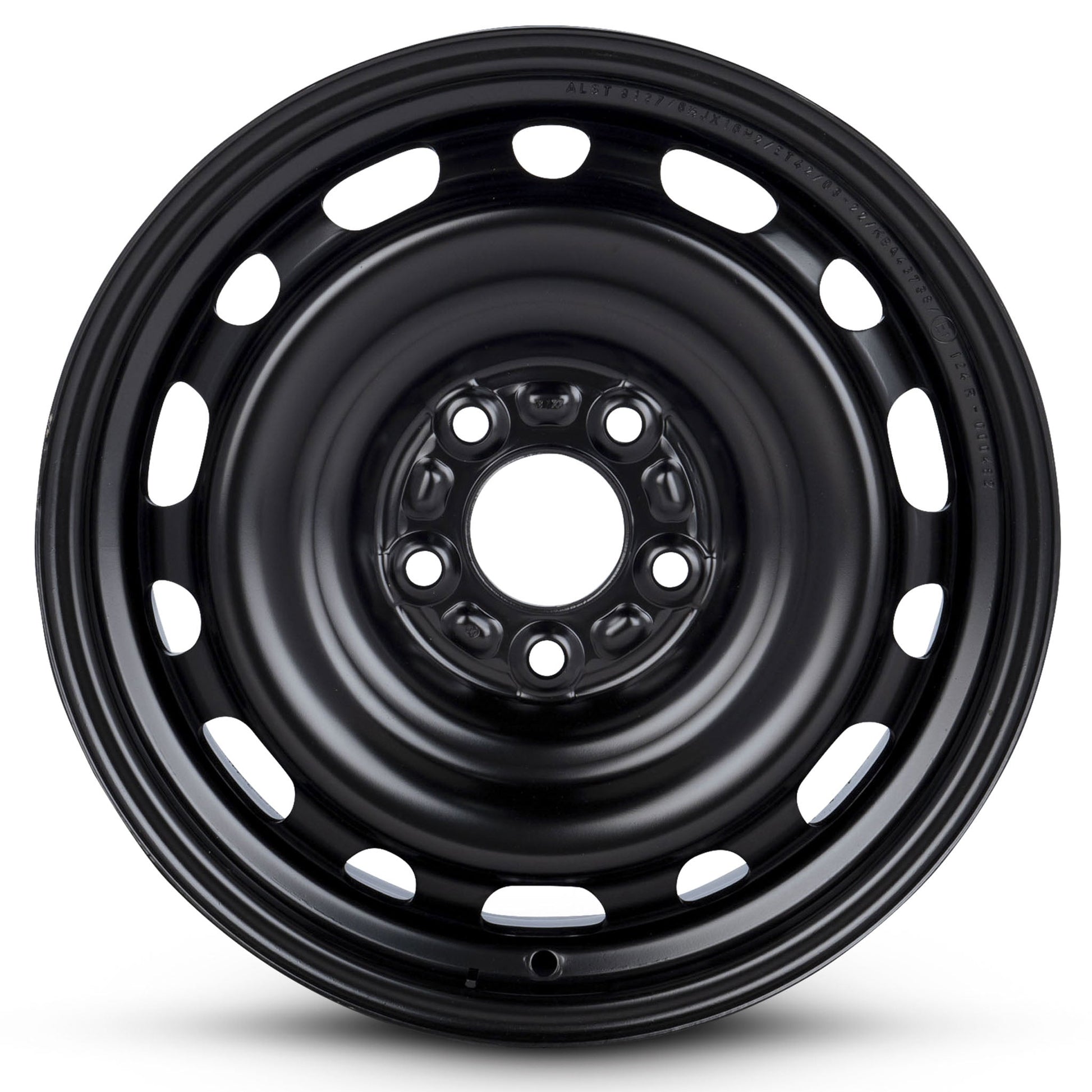 For 2006-2011 Mercury Milan 16 Inch Painted Black Rim - OE Direct Replacement - Road Ready Car Wheel