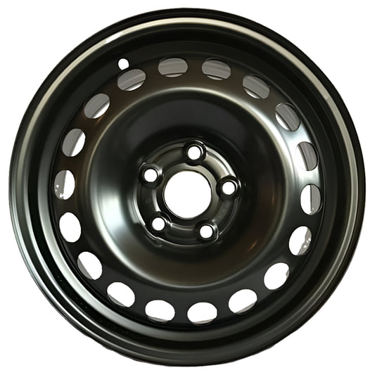 For 2006-2016 Volkswagen Jetta 15 Inch Painted Black Rim - OE Direct Replacement - Road Ready Car Wheel