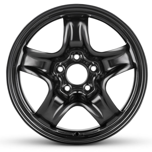 For 2007-2008 Pontiac G5 16 Inch Painted Black Rim - OE Direct Replacement - Road Ready Car Wheel