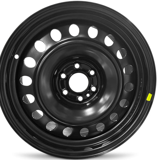 For 2007-2012 Nissan Pathfinder 17 Inch Powder-Coated Black Steel - New OEM Rim - Road Ready Car Wheel