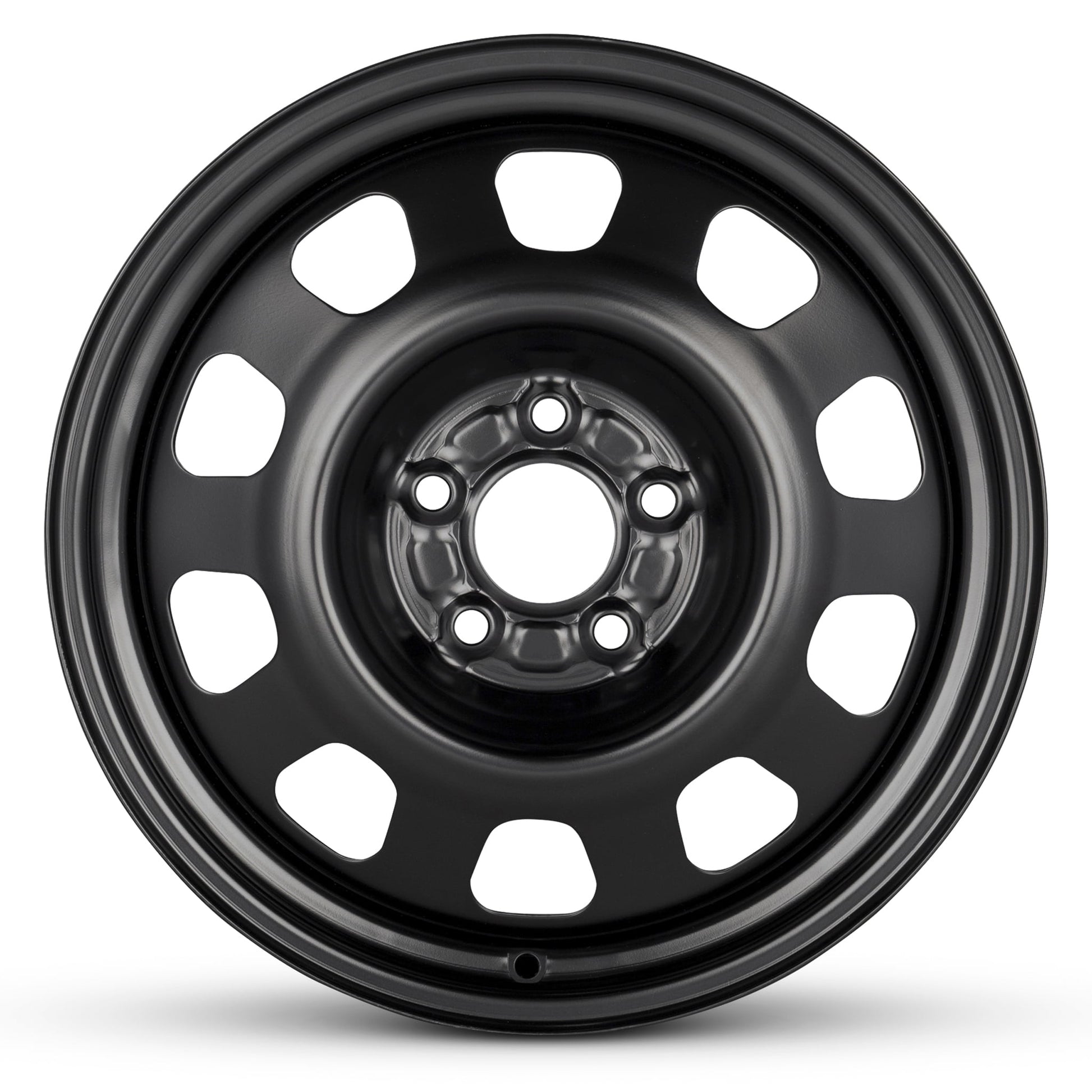 For 2007-2017 Jeep Patriot 17 Inch Painted Black Steel - New OEM Rim - Road Ready Car Wheel
