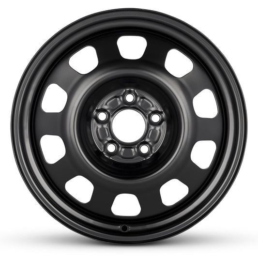 For 2007-2017 Jeep Patriot 17 Inch Painted Black Steel - New OEM Rim - Road Ready Car Wheel
