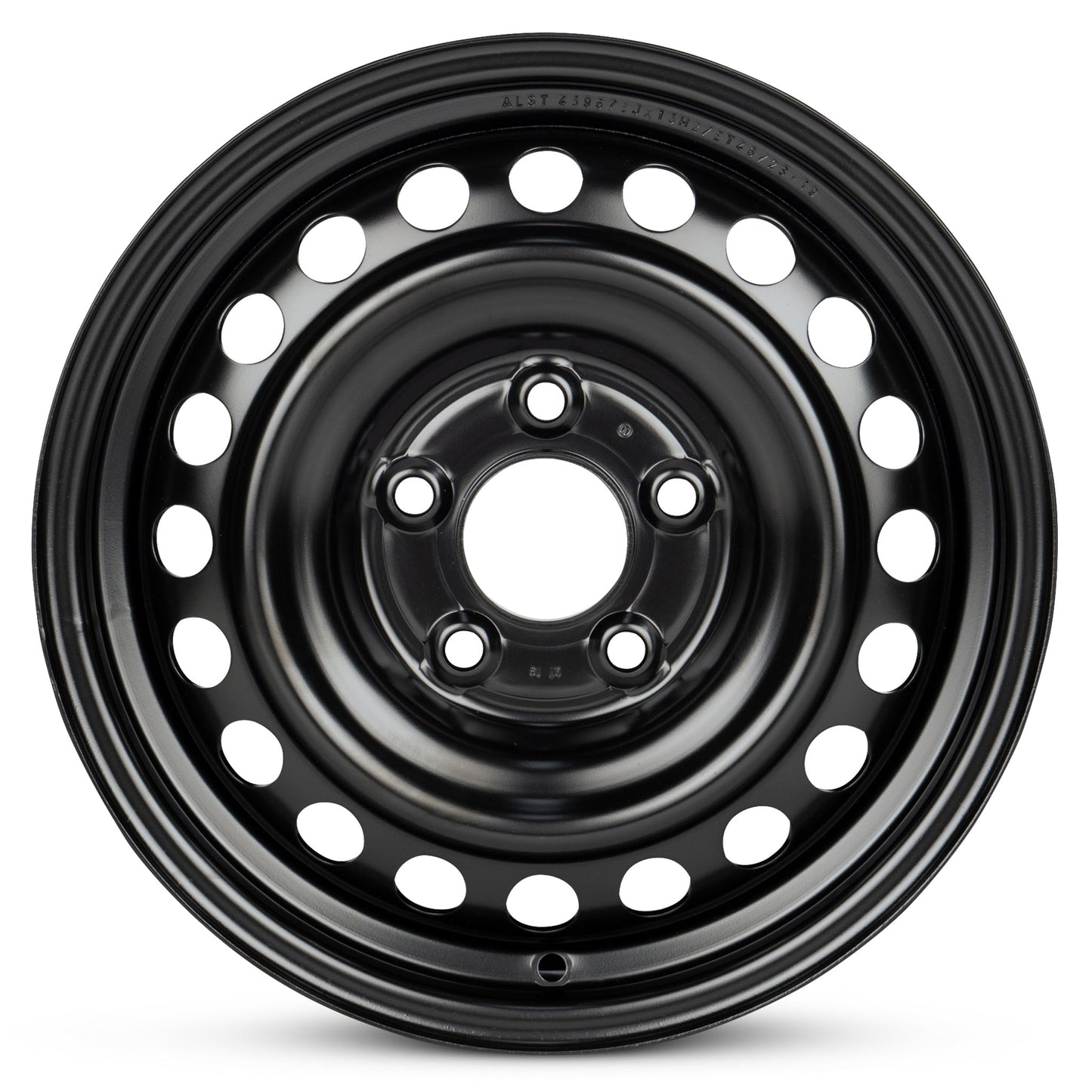 For 2010-2012 Dodge Caliber 15 Inch Painted Black Rim - OE Direct Replacement - Road Ready Car Wheel