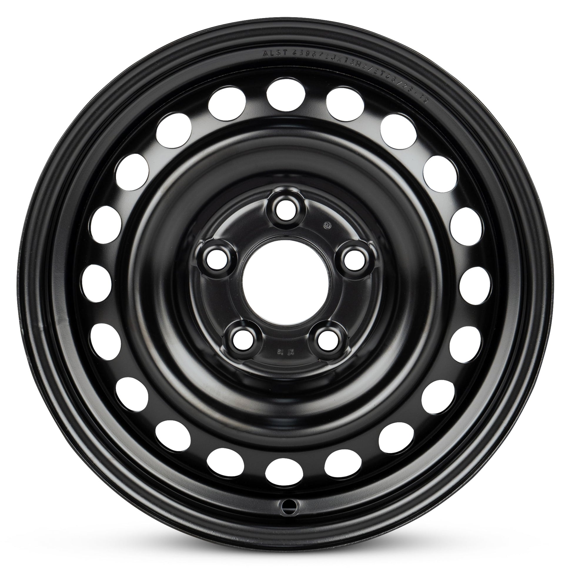 For 2010-2012 Dodge Caliber 15 Inch Painted Black Rim - OE Direct Replacement - Road Ready Car Wheel