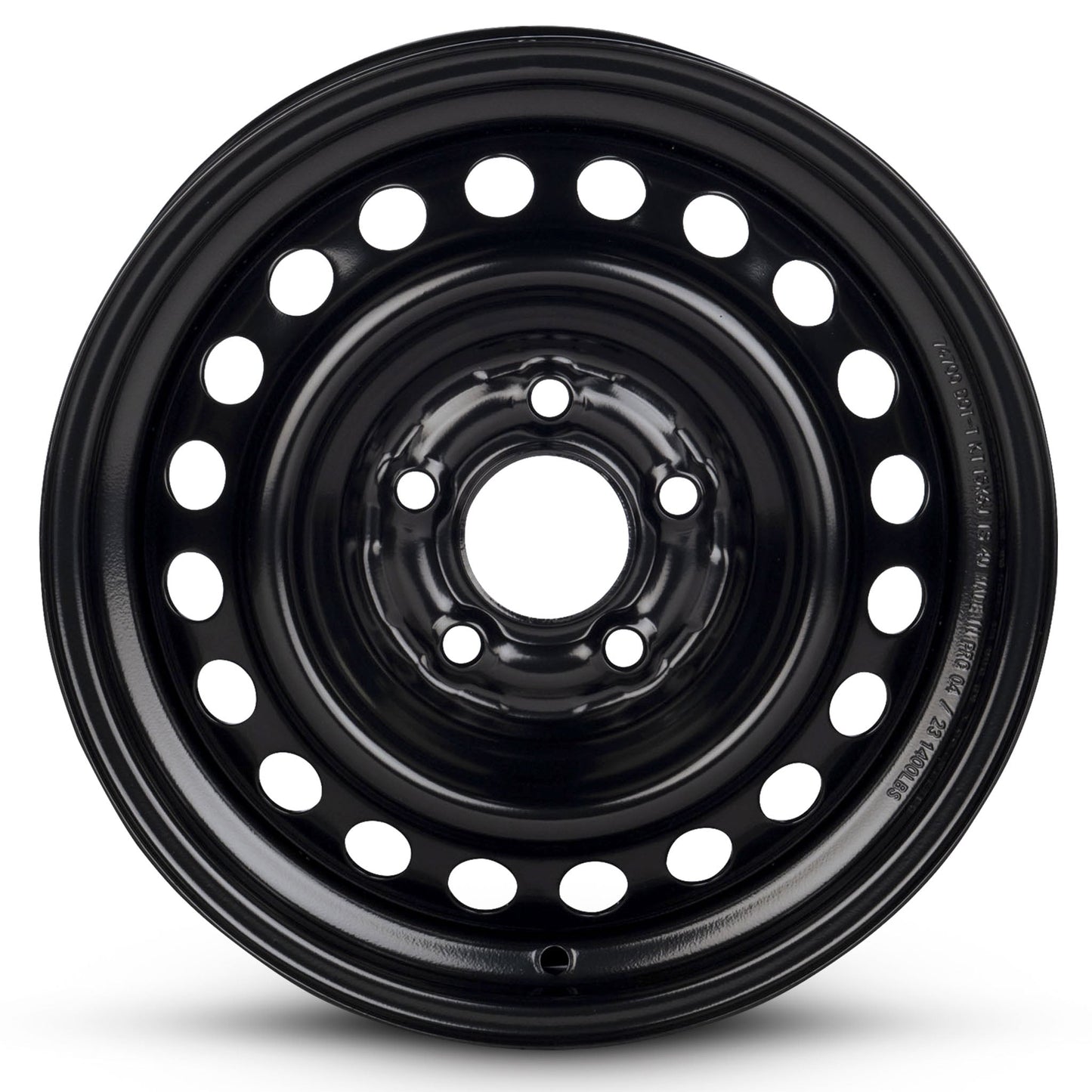 For 2010-2012 Kia Soul 15 Inch Painted Black Rim - OE Direct Replacement - Road Ready Car Wheel