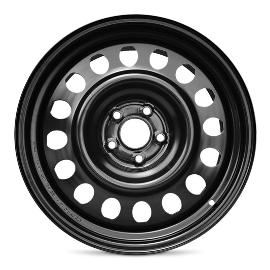 For 2010-2024 Chevrolet Camaro 19 Inch Painted Black Steel Rim - OE Direct Replacement - Road Ready Car Wheel