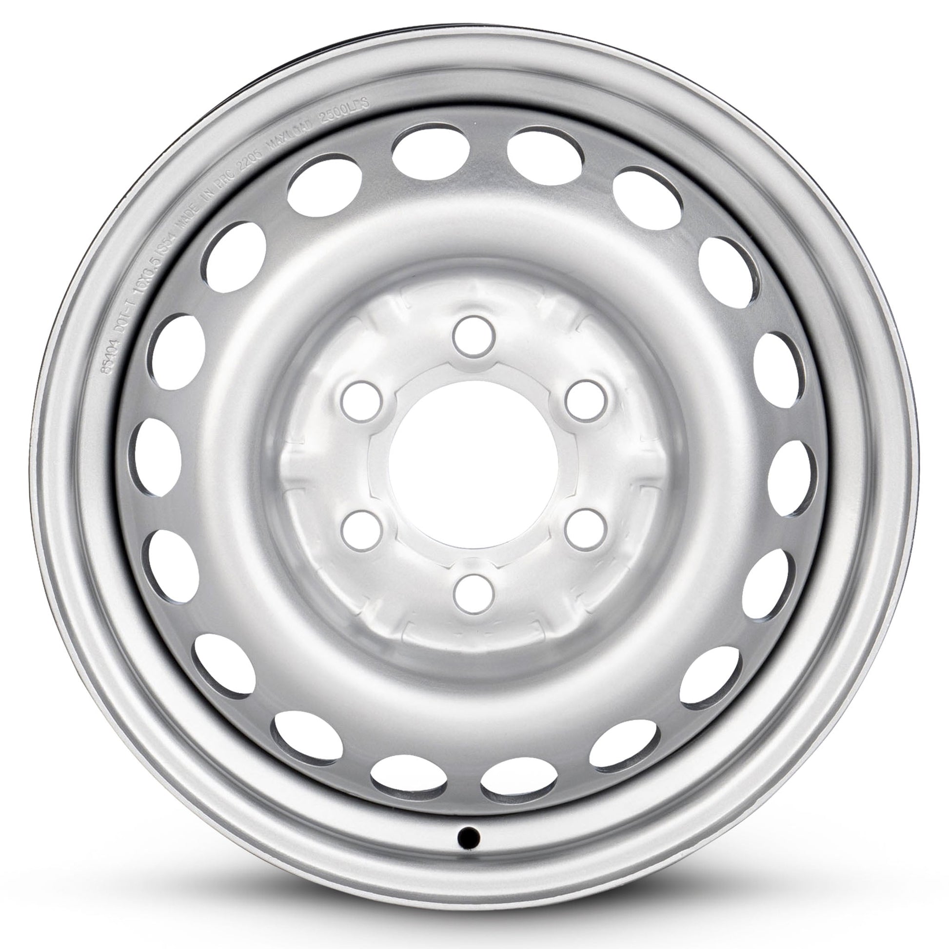 For 2010-2024 Mercedes-Benz Sprinter 2500 Van 16 Inch Painted Silver Rim - OE Direct Replacement - Road Ready Car Wheel
