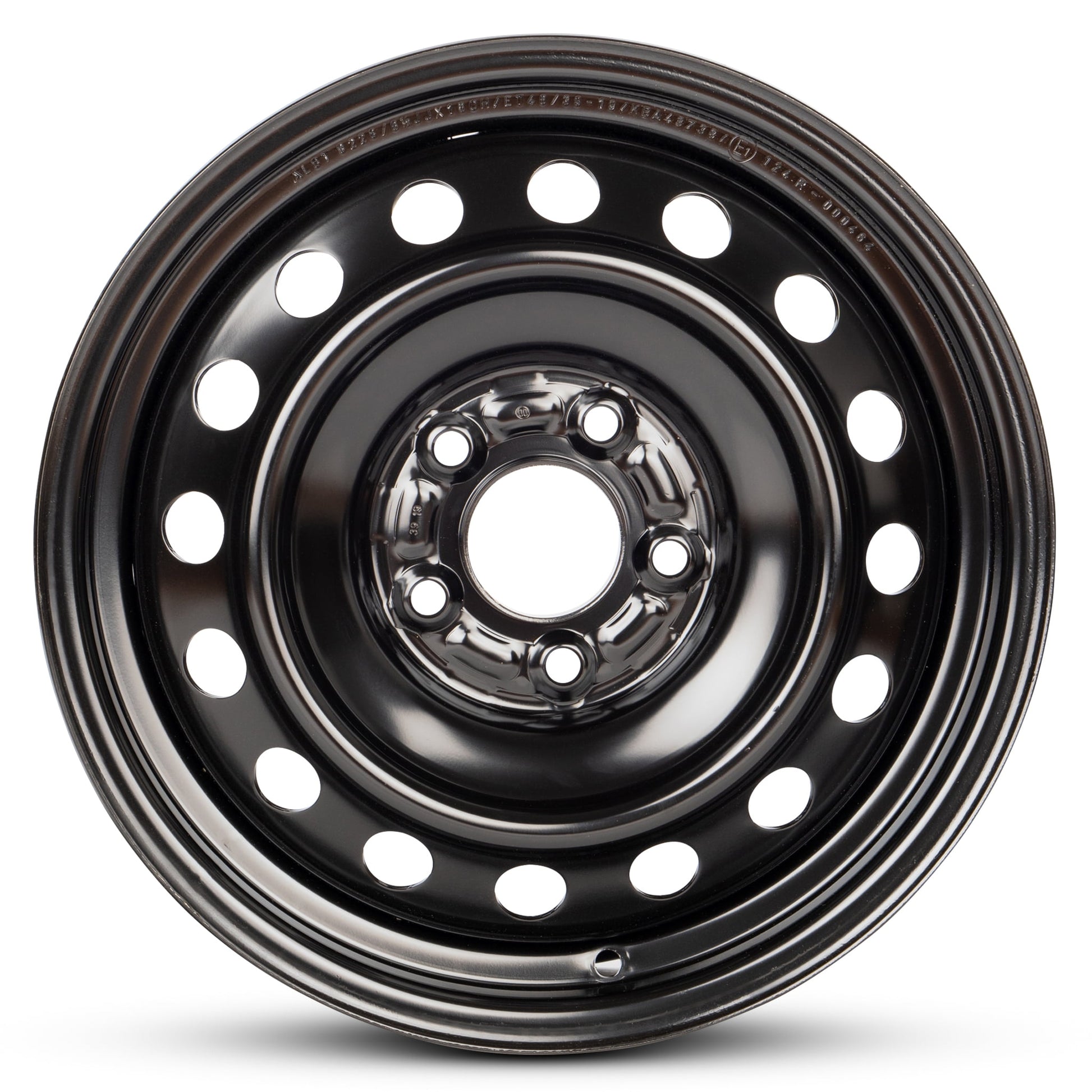For 2011-2012 Mitsubishi Outlander Sport 16 Inch Painted Black Rim - OE Direct Replacement - Road Ready Car Wheel