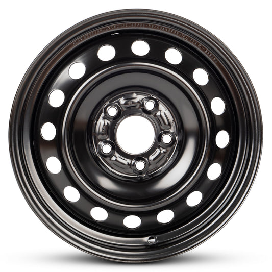 For 2011-2012 Mitsubishi Outlander Sport 16 Inch Painted Black Rim - OE Direct Replacement - Road Ready Car Wheel