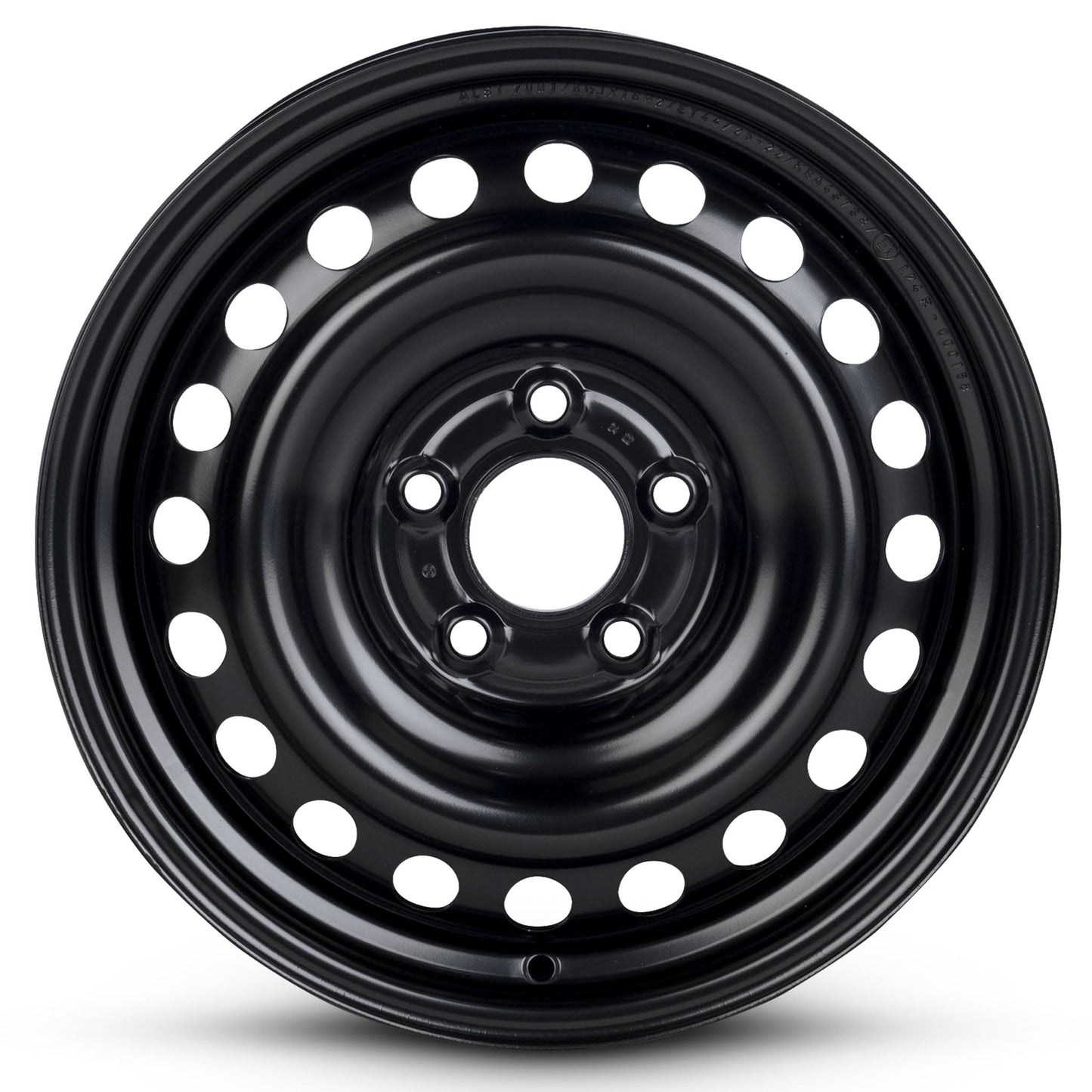 For 2011-2013 Hyundai Sonata 16 Inch Painted Black Rim - OE Direct Replacement - Road Ready Car Wheel